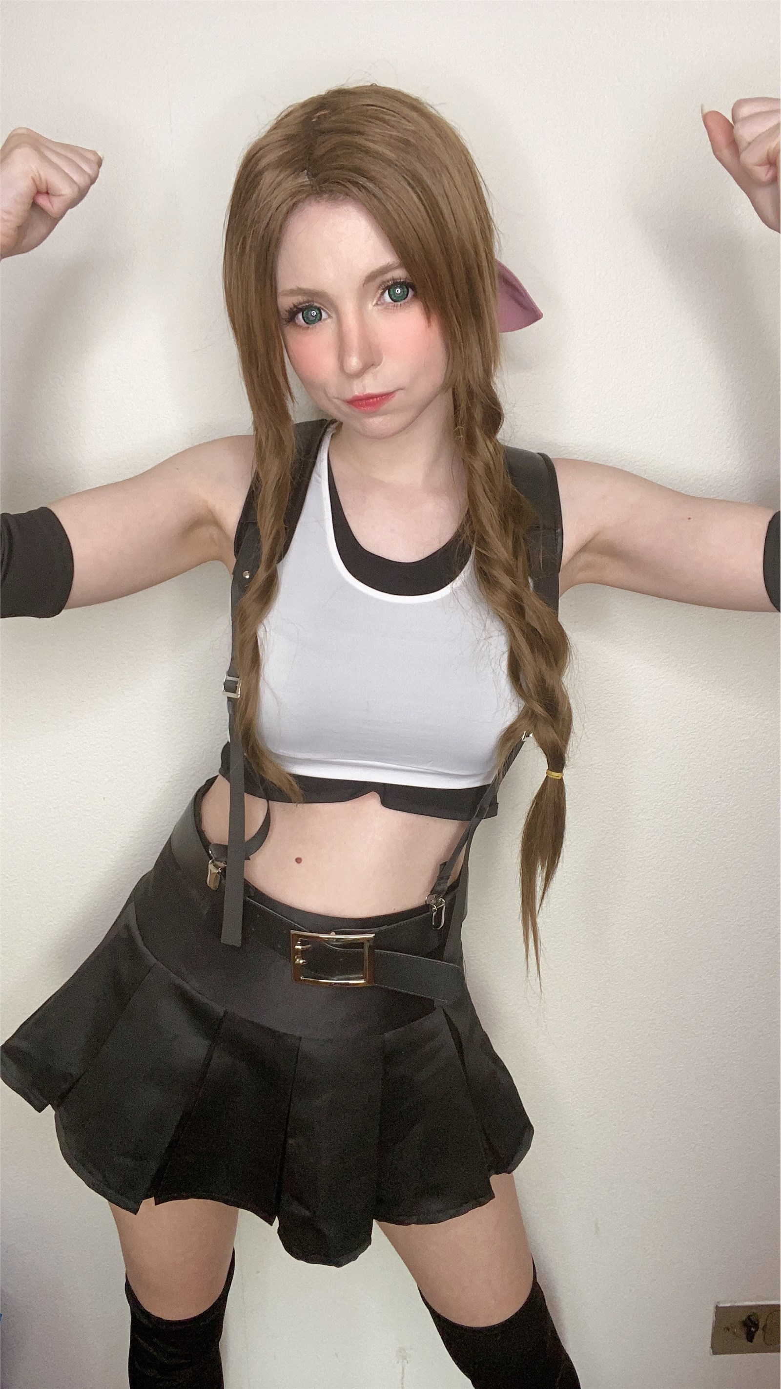 cos Peach milky - Aerith Tifa Swap(51)